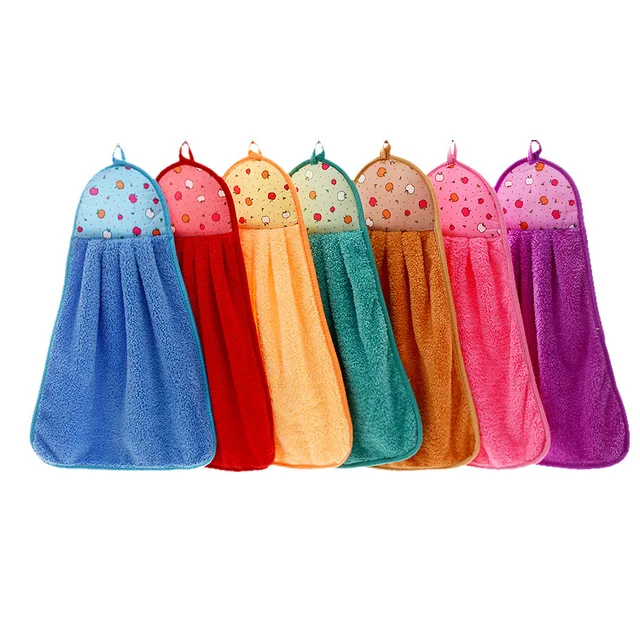 Whole Super Absorbent Microfiber Towels C Fleece Hand Towel Whole Super Absorbent Microfiber Towels C Fleece Hand Towel Hanging Kitchen Cleaning Cloth
