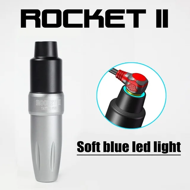 FKS Rocket II тату машина RCA шнур постоянный макияж бровей Картридж ручка для татуажа Мощный Тихий мотор роторная машина татуировки