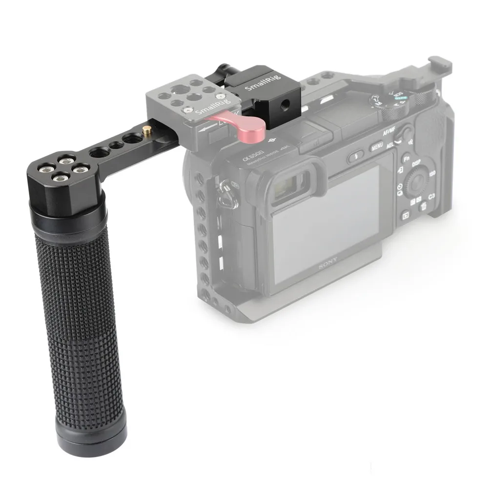 Ручка SmallRig для DSLR камеры быстросъемная Боковая ручка NATO (резина) с направляющими