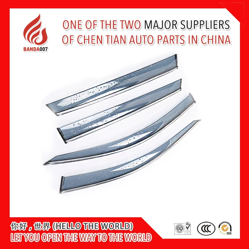 

Injection molding trim vent shade rain sun wind deflector window visor for Q7 q7 2006-2015 2016-2018