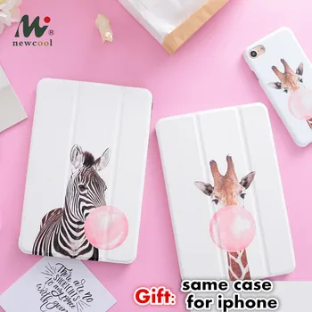 

Zebra Horse Flip Cover For iPad Pro 9.7 air 10.5 11 12.9 10.2 2020 Mini 2 3 4 Tablet Case cover for iPad 9.7 2017 2018 2019
