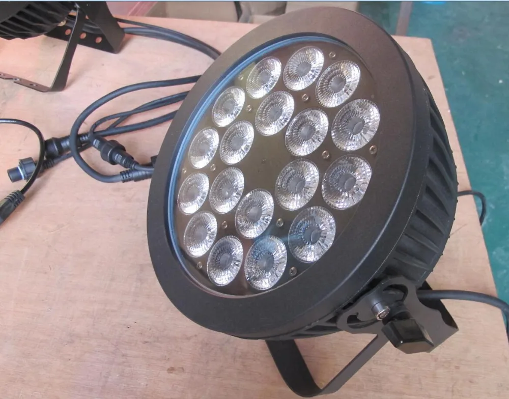 

(10 piecw Waterproof Par LED Light With RGBWA UV 6in1 Led Lamp IP65 DJ Par Light for Club KTY Conference