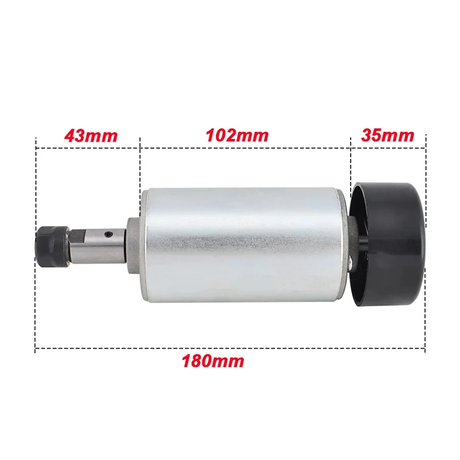 CNC Spindle 300W Air Cooled Motor 500W Spindle ER11 Machine Tool Milling Motor DC Router For Engraver Machine Tools - Цвет: 300W DC Spindle