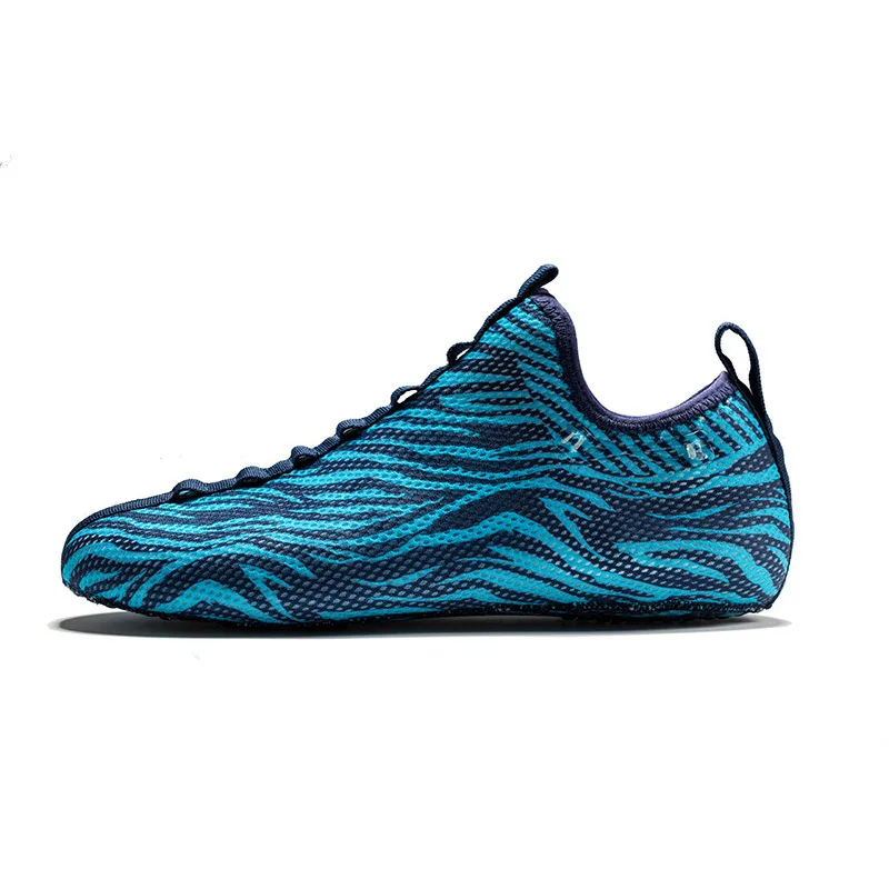 ONEMIX/мужская повседневная обувь в римском стиле; дышащие сетчатые удобные домашние полосатые носки; обувь для йоги; Мужская быстросохнущая водонепроницаемая обувь; сандалии - Цвет: dark blue
