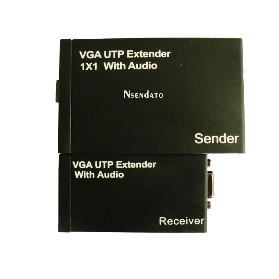 1080P VGA Female 15pin UTP Extender 300m 1x1