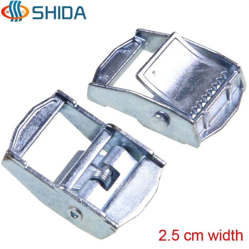

10pcs/lot 25mm Inner Width Zinc Alloy Metal Cam Buckle for 1" Tie Down Strap or Webbing Free Shipping