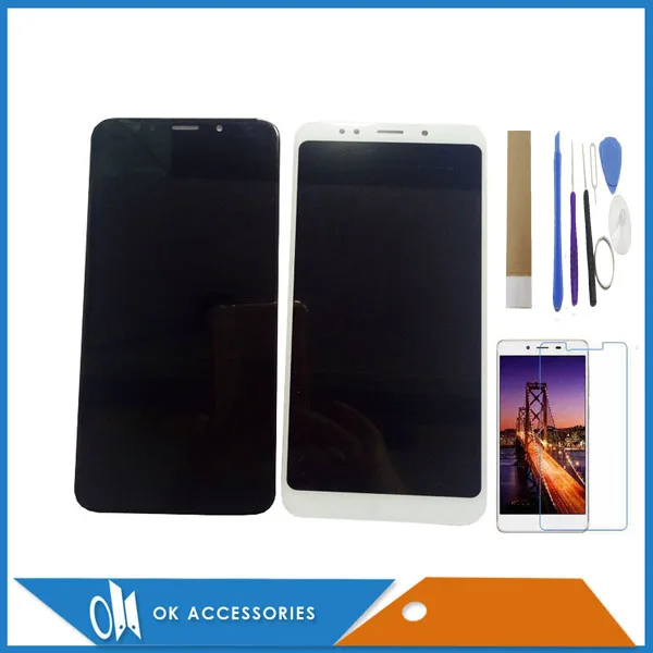 Для Xiaomi Redmi 5 Plus ЖК-дисплей + сенсорный экран дигитайзер высокое качество черный