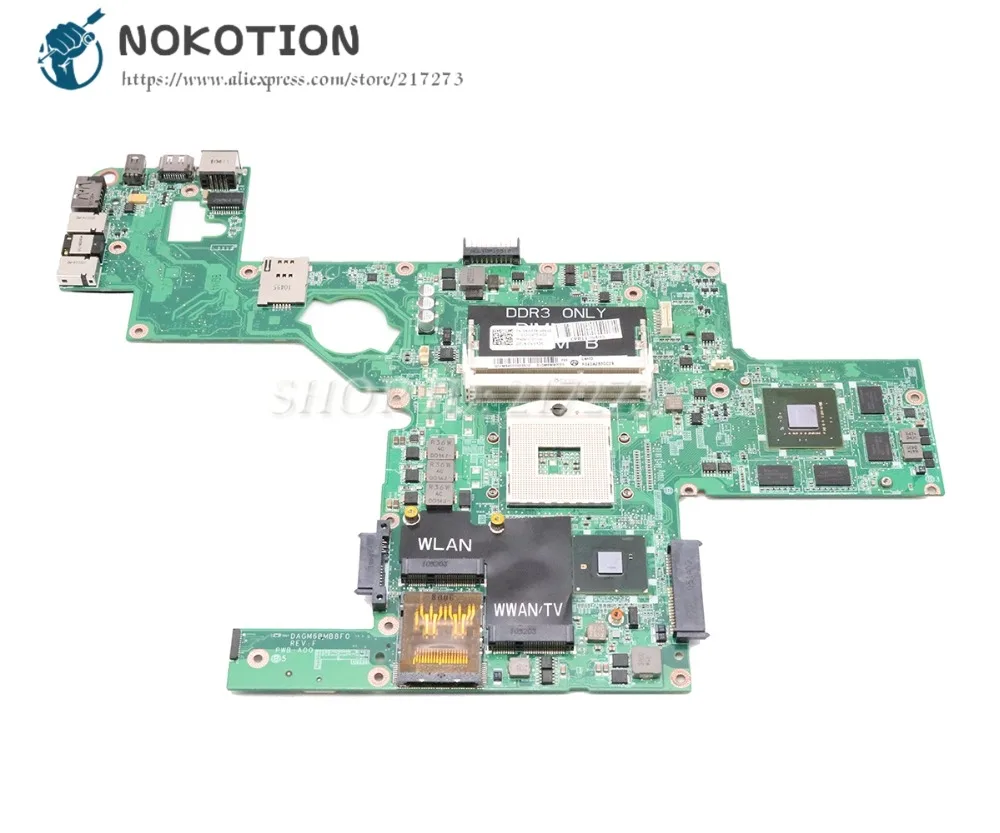 NOKOTION CN-0C9RHD 0C9RHD для Dell XPS 15 L501X Материнская плата ноутбука DAGM6BMB8F0 HM57 DDR3 GT420M дискретной графикой