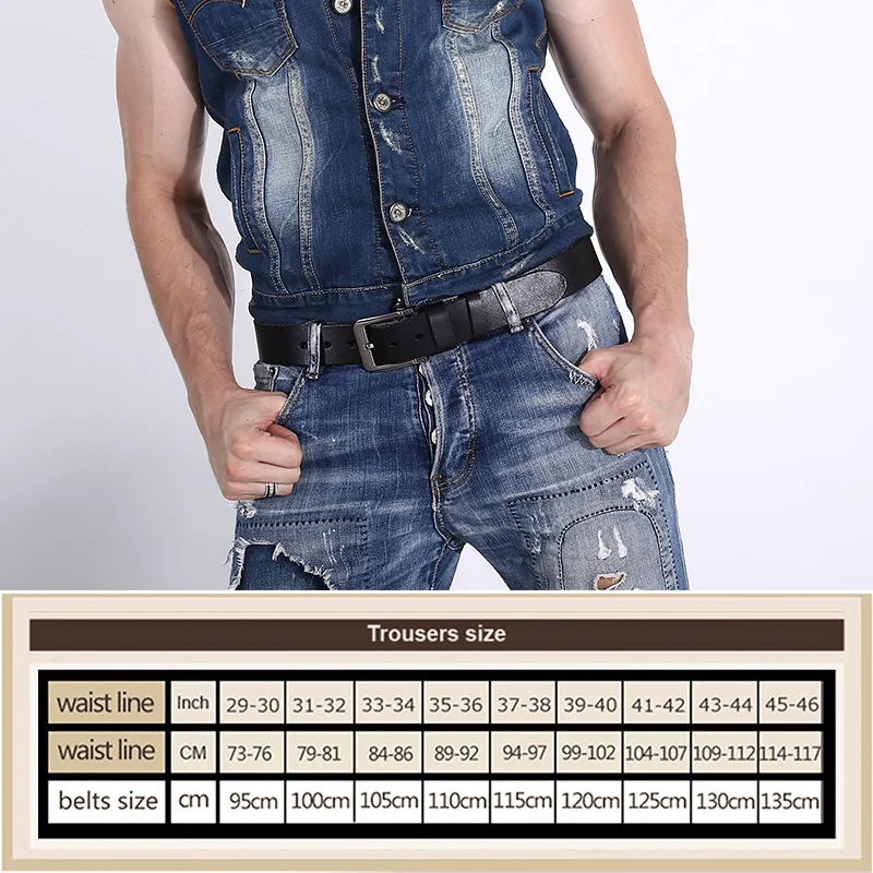 Мужские кожаные ремни в ковбойском стиле|strap male|leather belt luxurygenuine leather |
