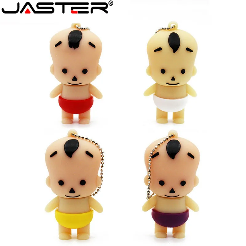 JASTER новый Usb флэш накопитель милый флеш силиконовый Смайл ребенок мультфильм usb 2 0