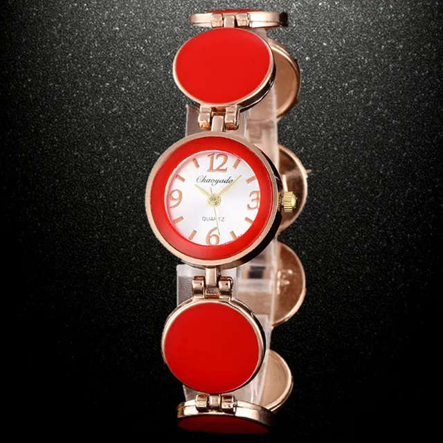 Luxury Brand Bracelet Watch Women Ladies Quartz Watch Wrist Pink Enamel Strap An Luxury Brand Bracelet Watch Women Ladies Quartz Watch Wrist Pink Enamel Strap An