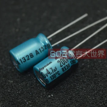 

hot sale 30pcs/50PCS Rubycon Electrolytic Capacitor 200v4.7uf 200V RX30 8*11 High Frequency Low Resistance 130C free shipping