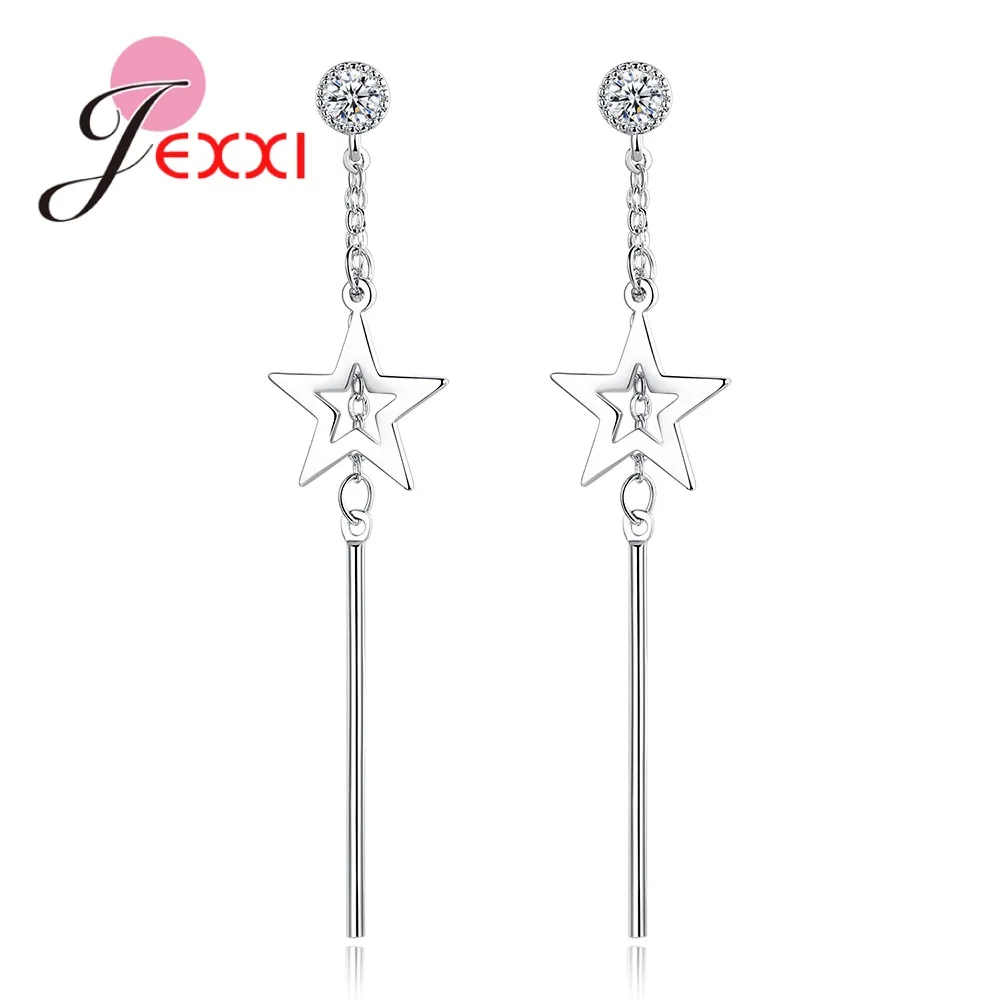 

Woman/Lady/Girls Fashion Long Star Pendant Drop Earrings For Wedding/Engagement/Anniversary/Birthday Party Jewelry