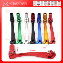 Motorcycle CNC Folding Aluminum Gear Shift Lever Gear Shift Lever Fit Motorcycle ATV Dirt Bike Pit Bikes Gear Lever
