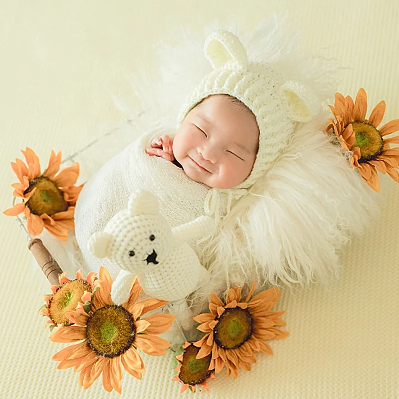 Newborn Baby Photograph Props Basket Newborn Baskets Iron Posing Chair Photo Studio Accessories