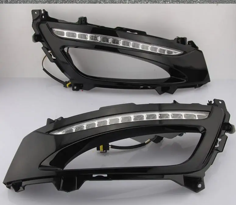 Daytime Running Lights Fog head Lamp cover car styling For KIA Optima