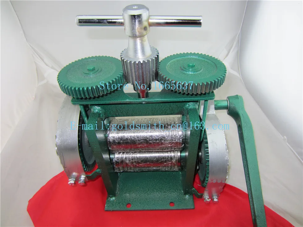 Hand Operate mini gold Rolling Mill , jewelry rolling mill with Maximum
