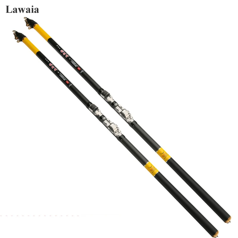 

Lawaia Fishing Rod Casting Carbon Fiber Rods 3.6m 4.5m 5.4m Hard Carbon Fish Lure Ocean Rock Fishing Rod Fishing Tackle Supplies