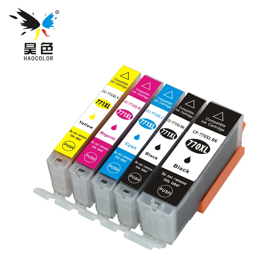 Совместимый картридж с чернилами для Canon PIXMA MG5770 MG6870 5 шт. | Компьютеры и офис