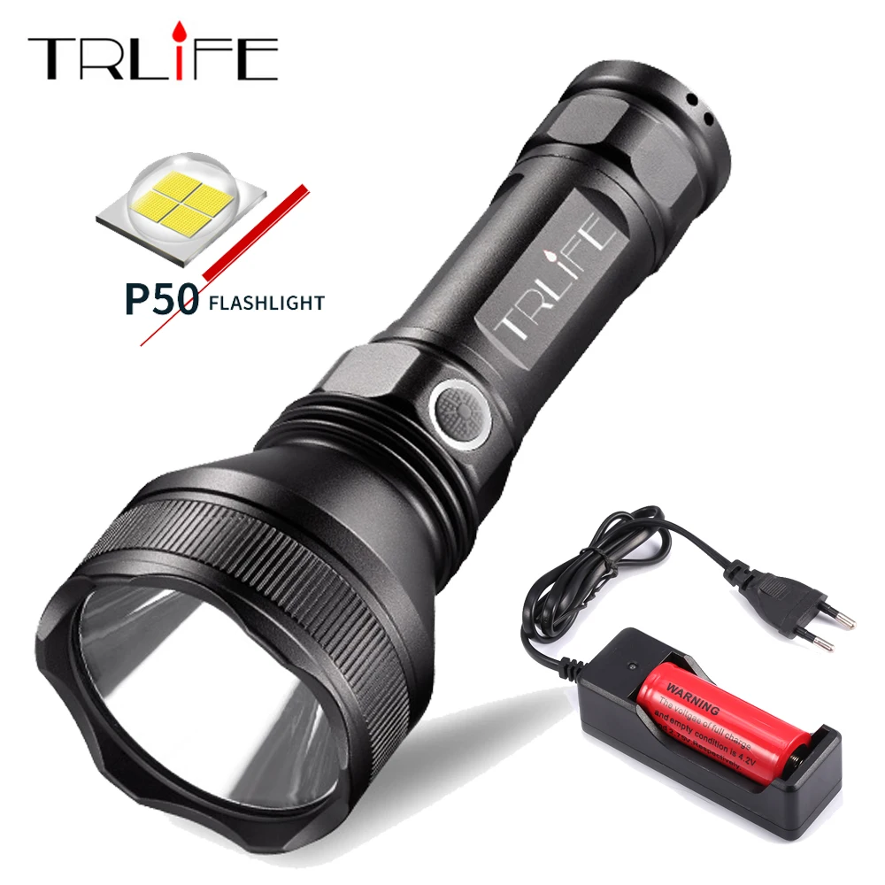 LED Flashlight XHP50 XHP70 26650 USB Charging Flashlights Tactical LED Torch 18650 Rechargeable Battery Aluminum Lamp