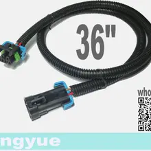 Longyue 2 шт. LS2 LS3 LS7 C6 Корвет 2010 Chevy Camaro кислорода O2 Сенсор заголовок проводка расширения Ремни 36"