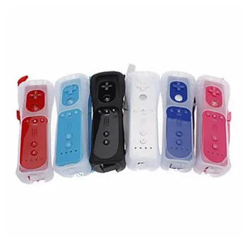

Wholesaler 100pcs lots 2 in 1 Built in Motion Plus Remote Controller Gamepad for Nintendo Wii Console Game