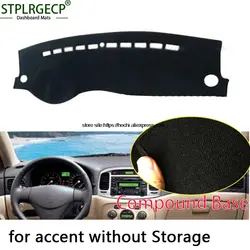 STPLRGECP двойной слой черный тире коврик для hyundai акцент Dashmat черный ковер приборной панели автомобиля Автомобильный интерьер коврики