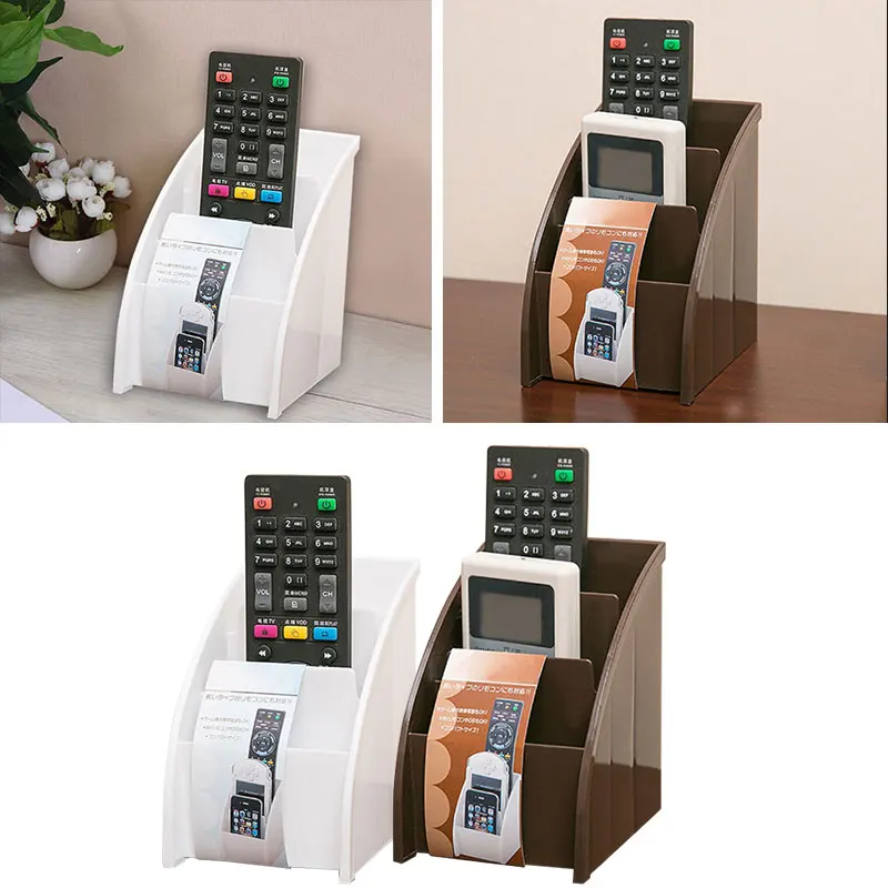 

Remote Control Holder TV/DVD/Air Conditioner Remote Mobile Phone Holder Storage Portable Stand Organizer Box Multi-Functional