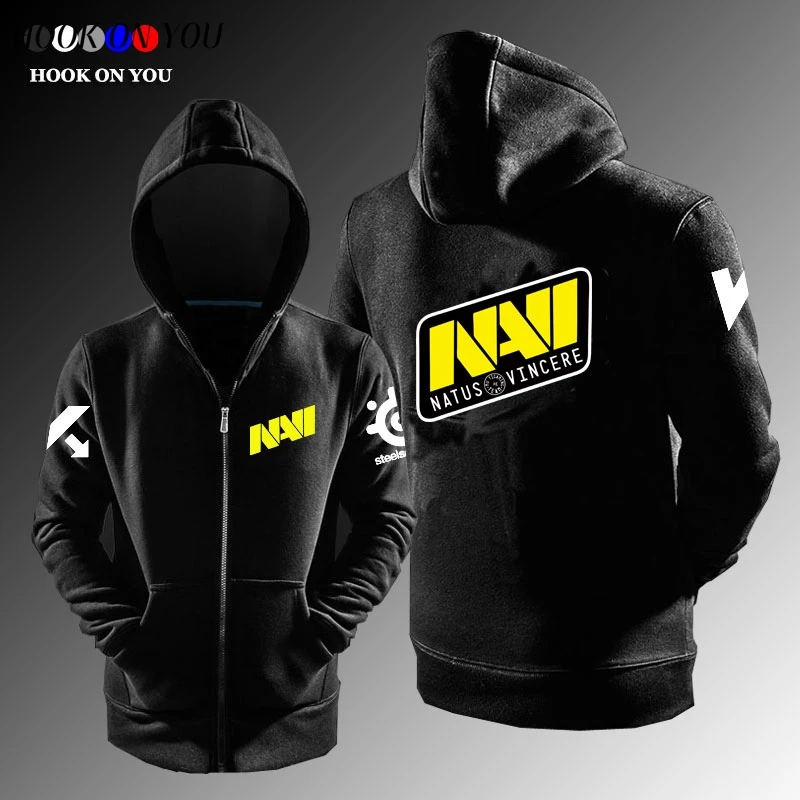 Ukraine SteelSeries navi hoodie natus vincere Team men s hoodie fleece Cardigan jacket zipper casual sweatshirt