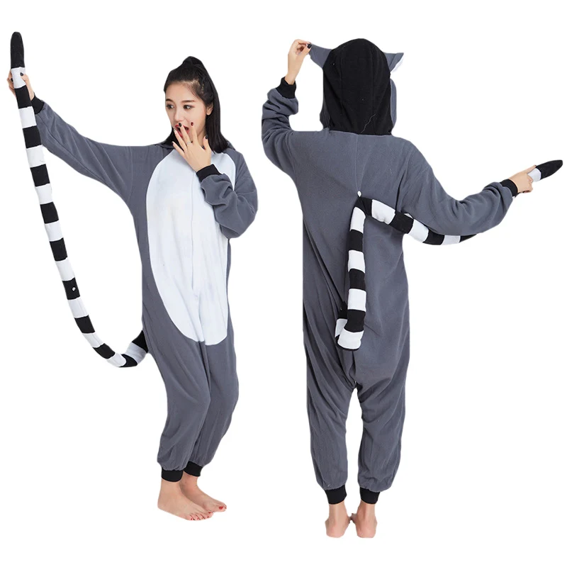 

Unisex Adult Hooded Home Wear Winter Warm Fleece Onesies Overall Pajamas Animal Cosplay Kigurumi Cartoon Costume Sleepwear