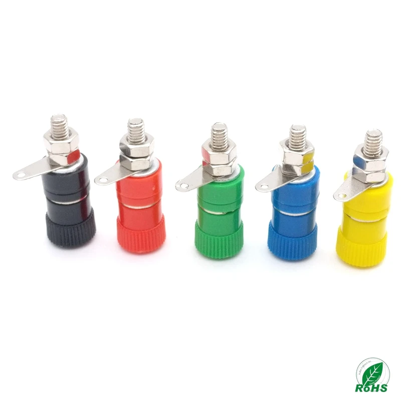 

20pcs 4mm Binding Post Banana Plug Jack Speaker Amplifier Terminals Terminal Block