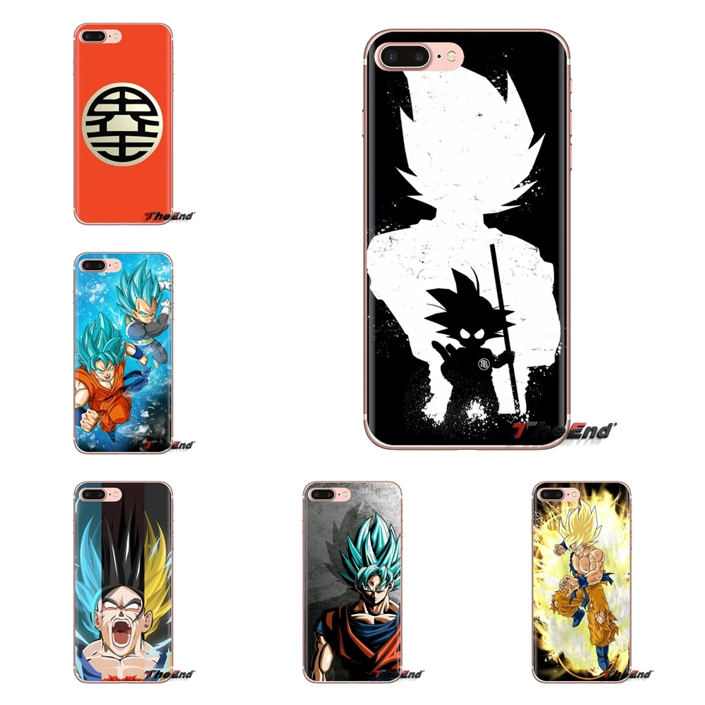 dragon ball z super saiyan goku Vegeta Phone Skin Case For Samsung Galaxy S3 S4 S5 Mini S6 S7 Edge S8 S9 S10 Plus Note 3 4 5 8 9 |
