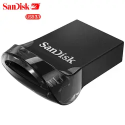 SanDisk Fit USB флэш-накопитель 64 ГБ CZ430 16 GB миниатюрный USB флеш-накопитель Drive 128 GB до 130 МБ/с. Флэшка высокоскоростная USB 3,1 USB Stick 32 GB