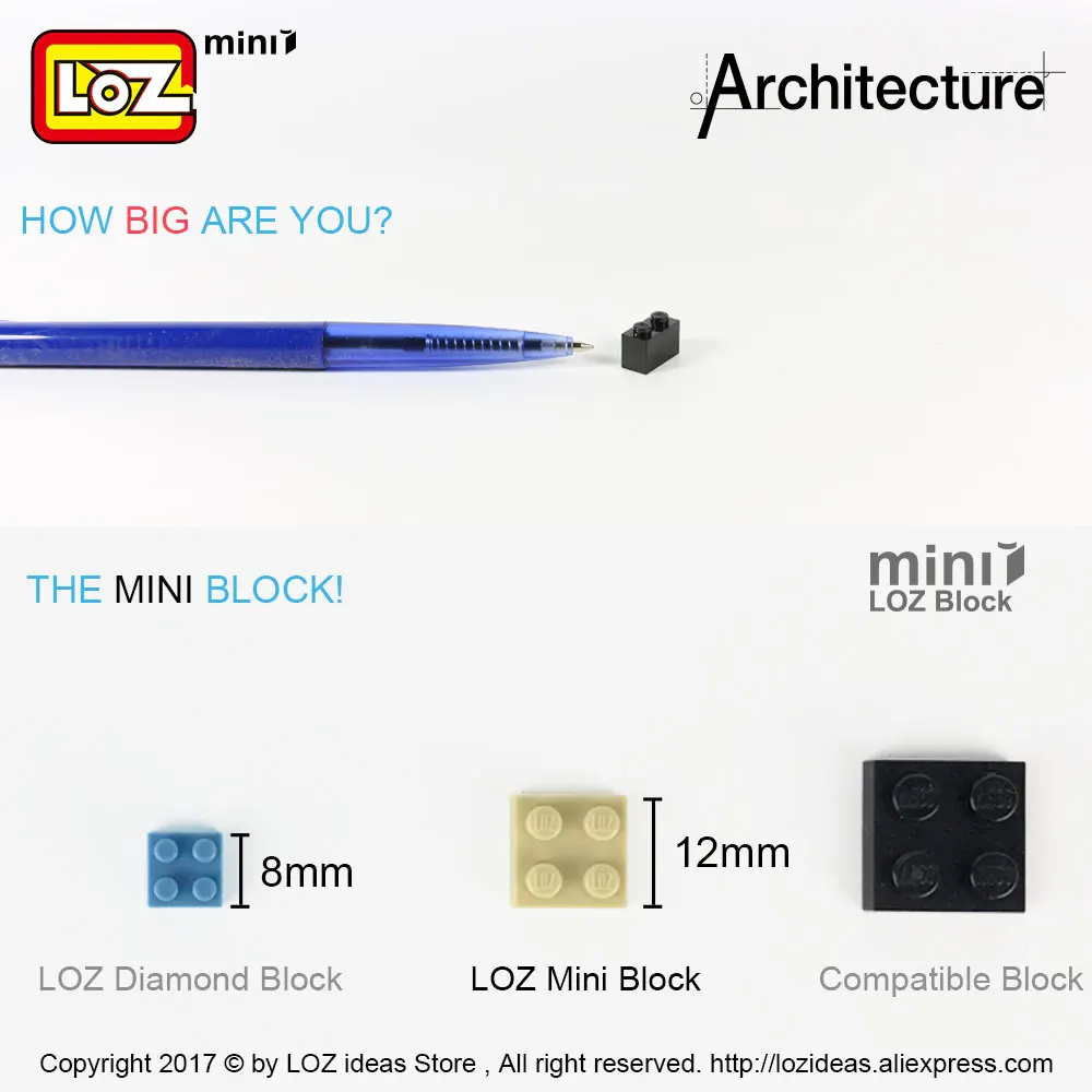 LOZ Architecture знаменитые здания городские строительные блоки Сидней опера дом модель