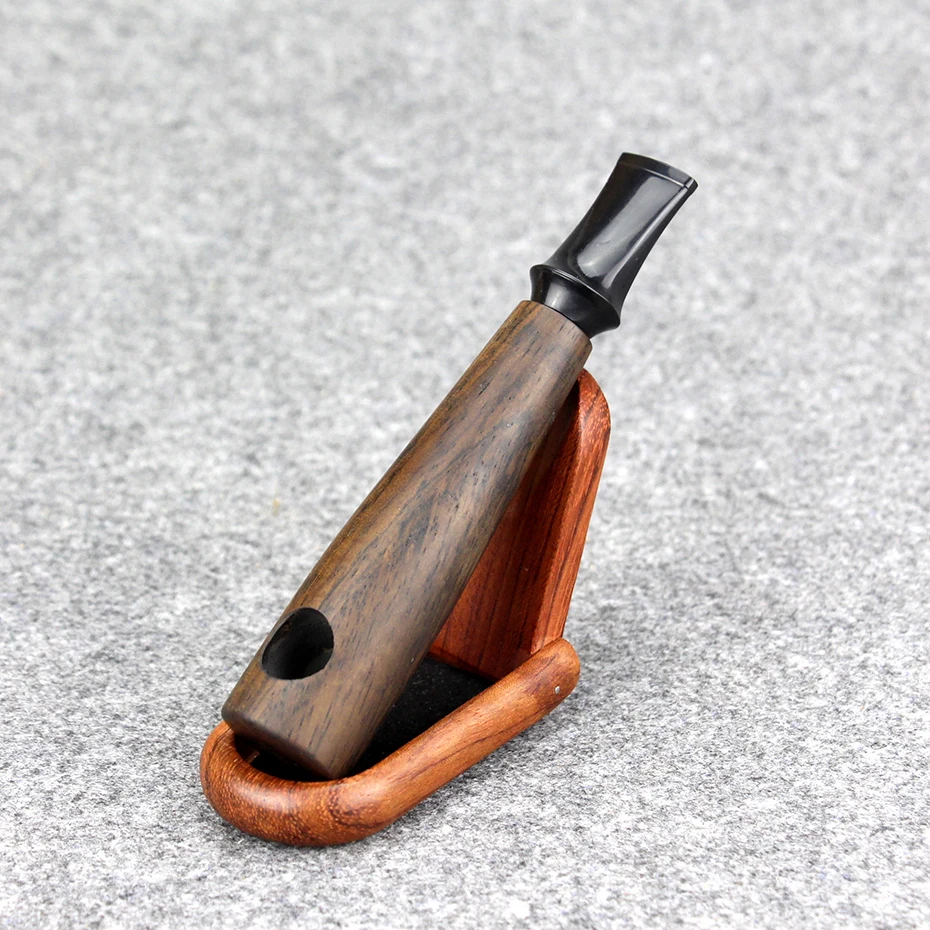 

New Straight Ebony Wood Pipe 9mm Filter Cigar Design Smoking Pipe free tools gift set Wooden Pipe Best Tobacco Pipe