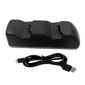 

Wireless Game Dual Controller Charger Stand LED Display Lamp Terminal Interface Charge Dock Station for PS4/ PS4 Slim / PS4 Pro