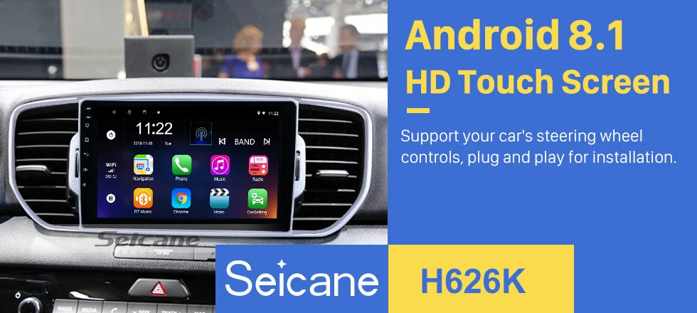 Best Seicane 2Din Android 7.1/8.1 9" Car Radio For 2016 2017 2018 KIA KX5 Sportage Stereo Audio GPS Navigation Multimedia Player 0 Best Seicane 2Din Android 7.1/8.1 9" Car Radio For 2016 2017 2018 KIA KX5 Sportage Stereo Audio GPS Navigation Multimedia Player 0