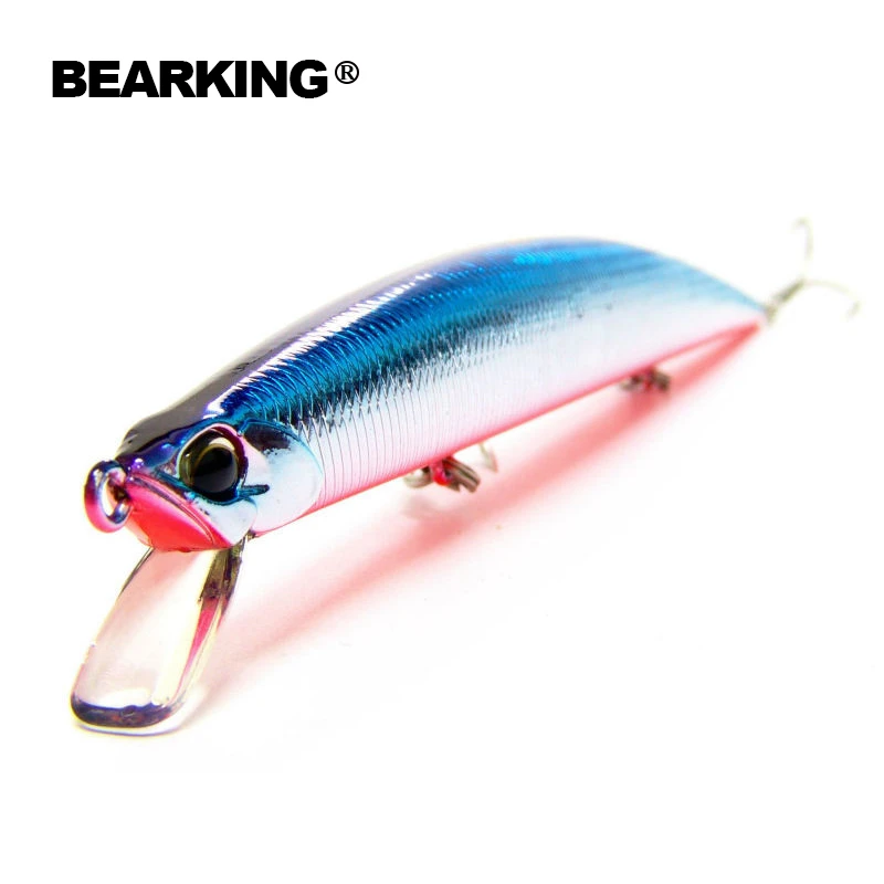 

Bearking professional fishing tackle hot fishing lures,5pcs/lot fishing lures, assorted colors, minnow 140mm 18g, Floating