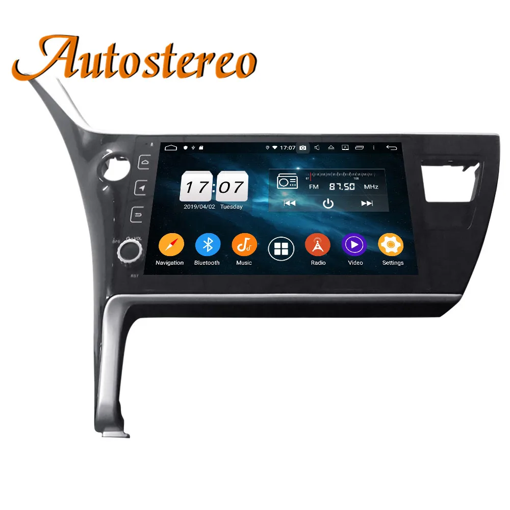 Flash Deal Android 9 Car GPS navigation For Toyota Corolla/Levin 18+ multimedia car NO DVD player head unit radio tape recorder auto stereo 7