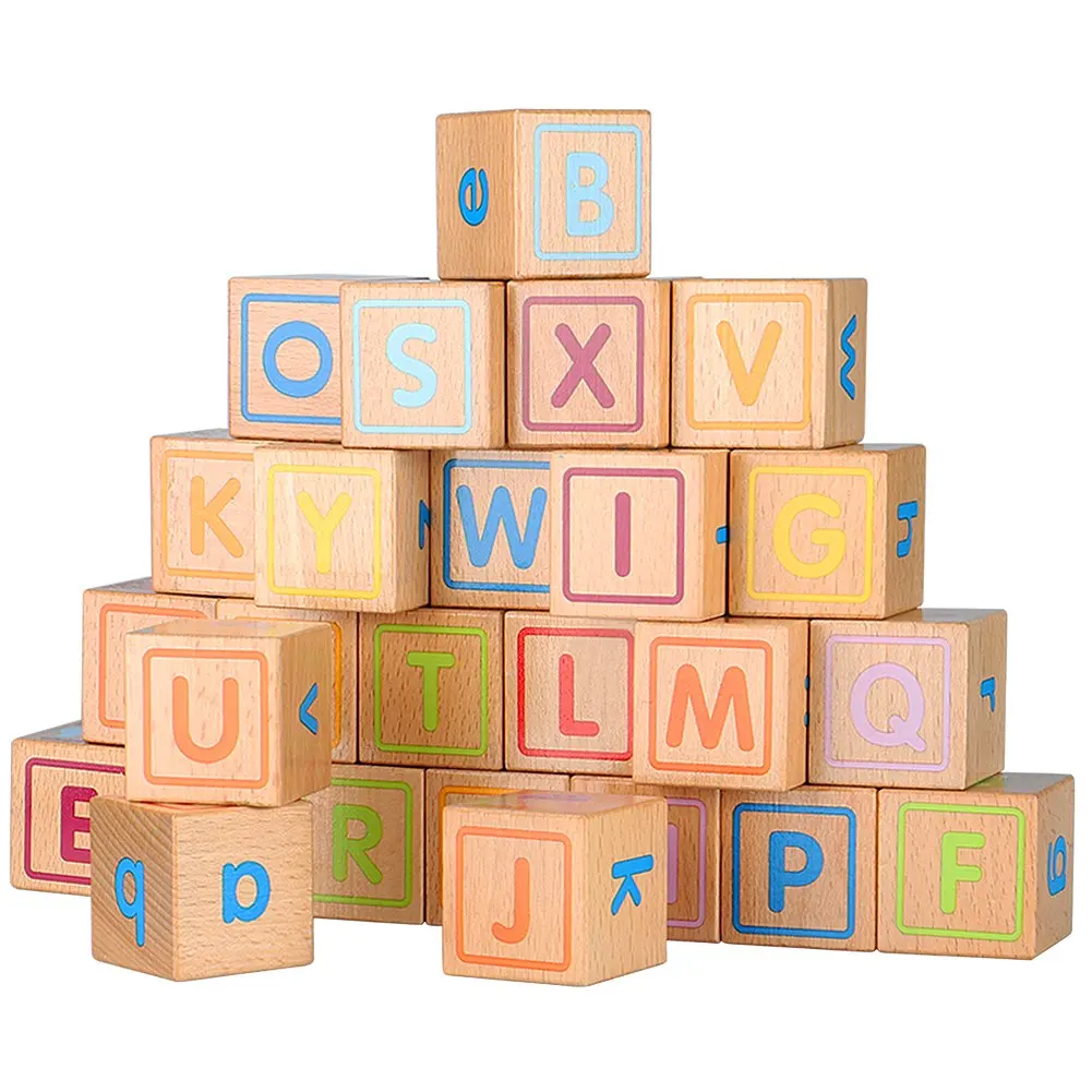 large wooden abc blocks