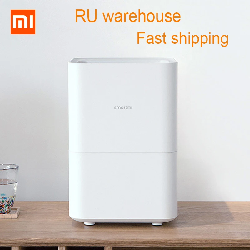 Xiaomi Smartmi увлажнитель воздуха Smog-free Mist-free чистый испаряющийся Тип увеличения естественного воздуха влажность беззвучны