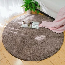 AOVOLL, коврик, японский короткий плюшевый ковер для гостиной, домашние коврики для спальни, прикроватный коврик для детской комнаты, круглые коврики