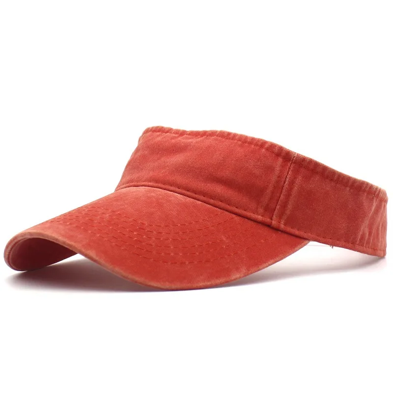 

Unisex Visor Baseball Cap Cotton Sun Hat Summer Adjustable Hat Outdoor Sports Accessory Headwear Solid Color Tennis Caps