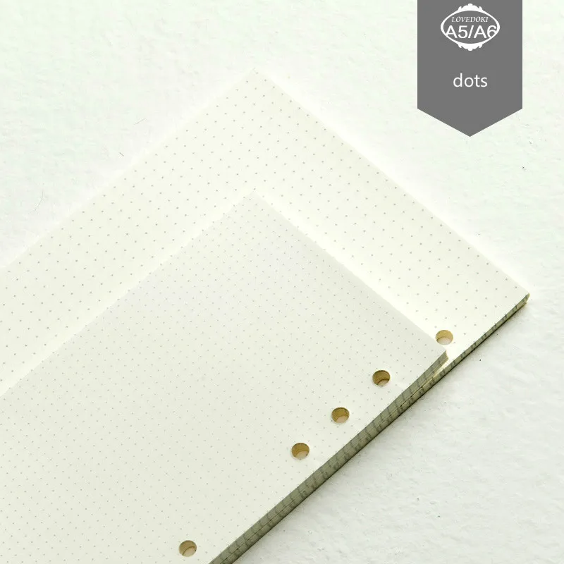 Journal Filler Papers A6 Refill Papers A5 Dot Paper Notebook A5