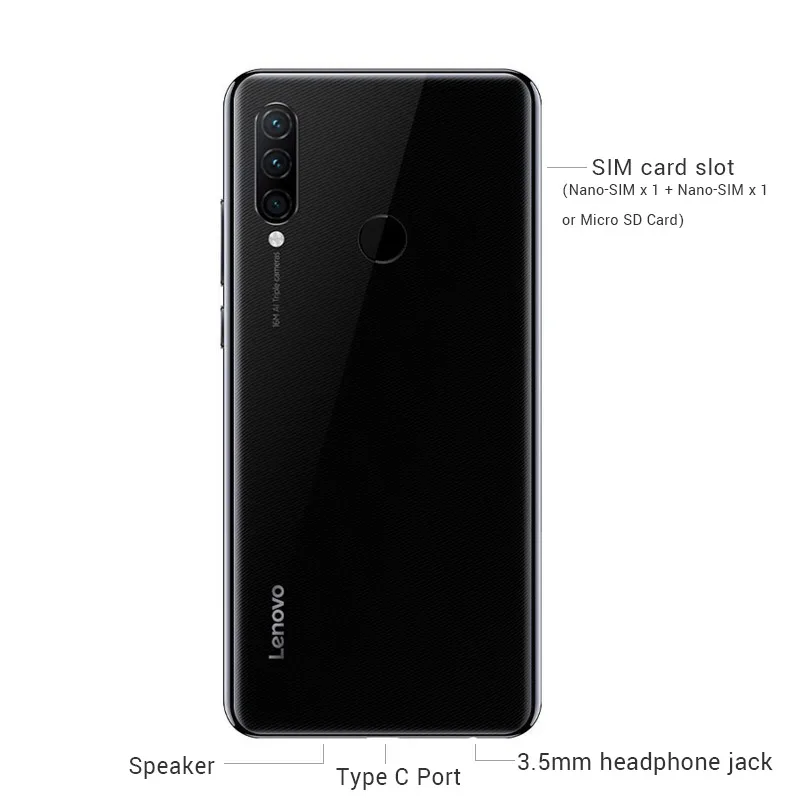 Глобальный Встроенная память lenovo Z6 Lite 4 Гб 64 мобильный телефон Snapdargon 710 Octa Core 6 3 &quot3
