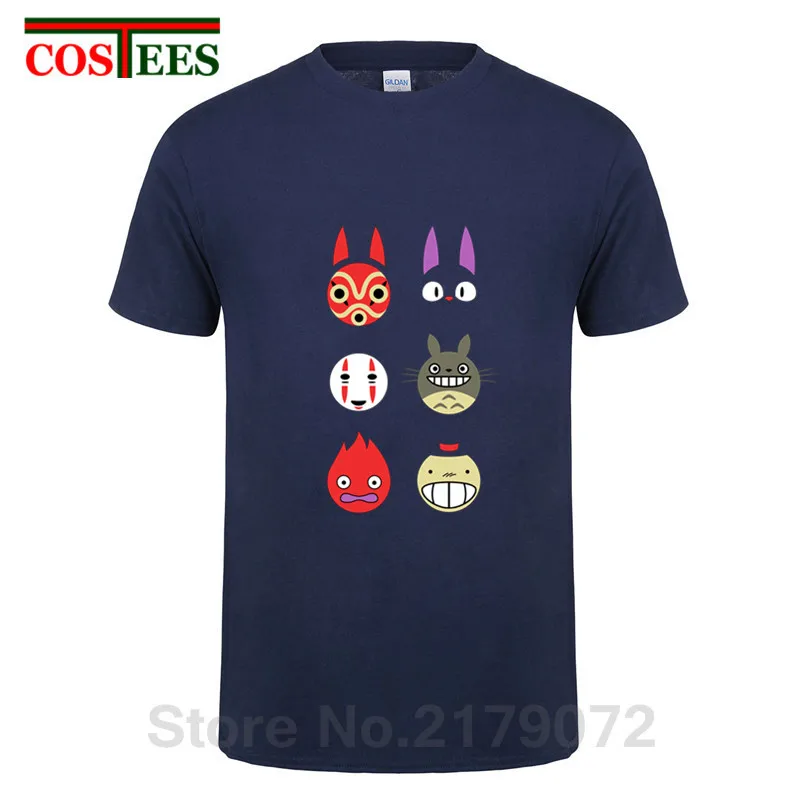 2018 nuevo estilo japonés Mononoke vecino Totoro en espíritu T camisa de los hombres de ocio camiseta de dibujos animados ropa de marca camiseta camisetas 2018 nuevo estilo japonés Mononoke vecino Totoro en espíritu T camisa de los hombres de ocio camiseta de dibujos animados ropa de marca camiseta camisetas