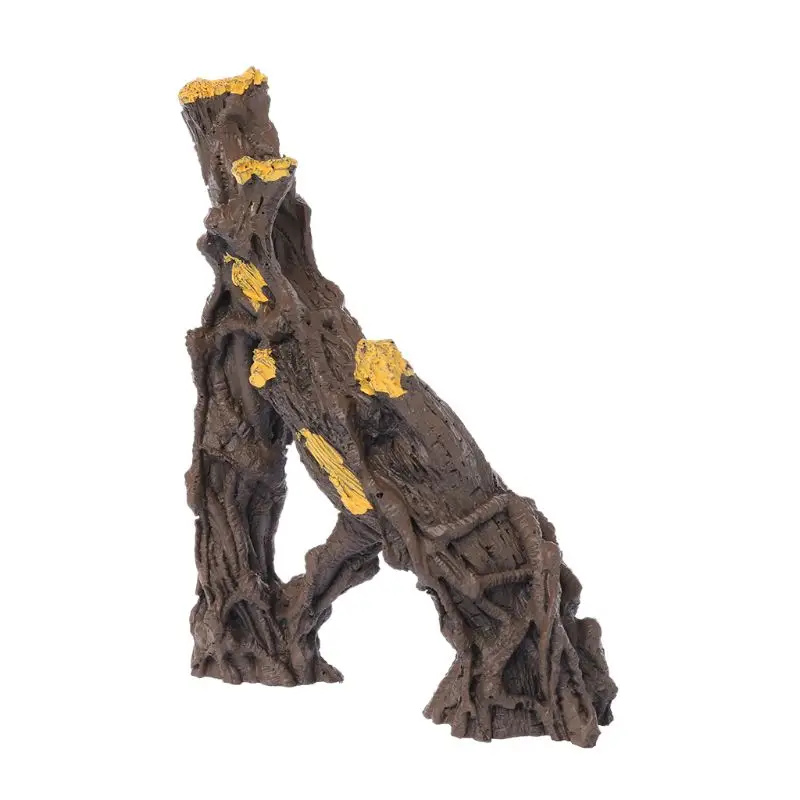 A Shape Reptile accessories Branches Resin Aquarium Decoration Natural Driftwood for Climbing reptile decor | Дом и сад