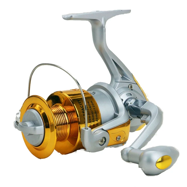 Plastic Electroplating Fishing-Spinning Reel with Folding Arm, 3