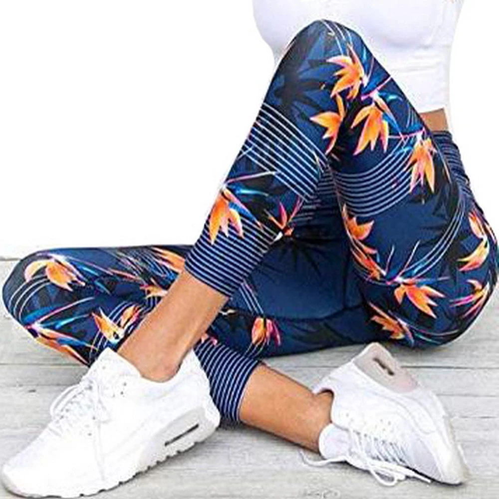 

Women Yoga Pants High Elastic Fitness Sport Leggings Tights Female Slim Running Sportswear Pants Quick Dry Training Trousers