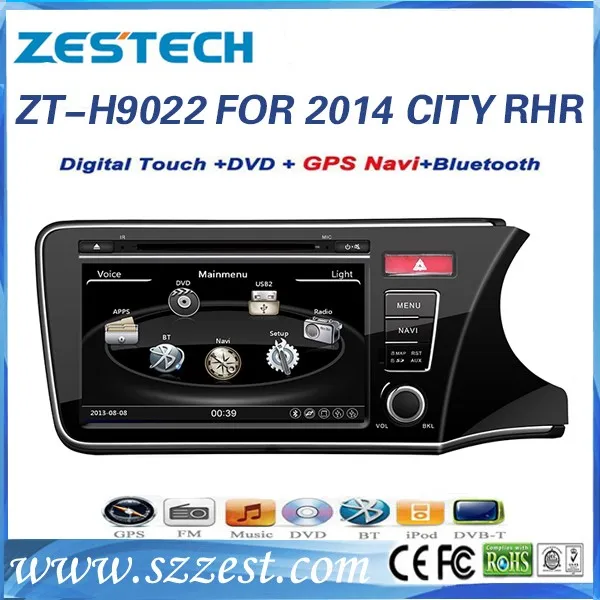 9'' Touch screen Car spare parts with Radio DVD GPS BT for Honda City